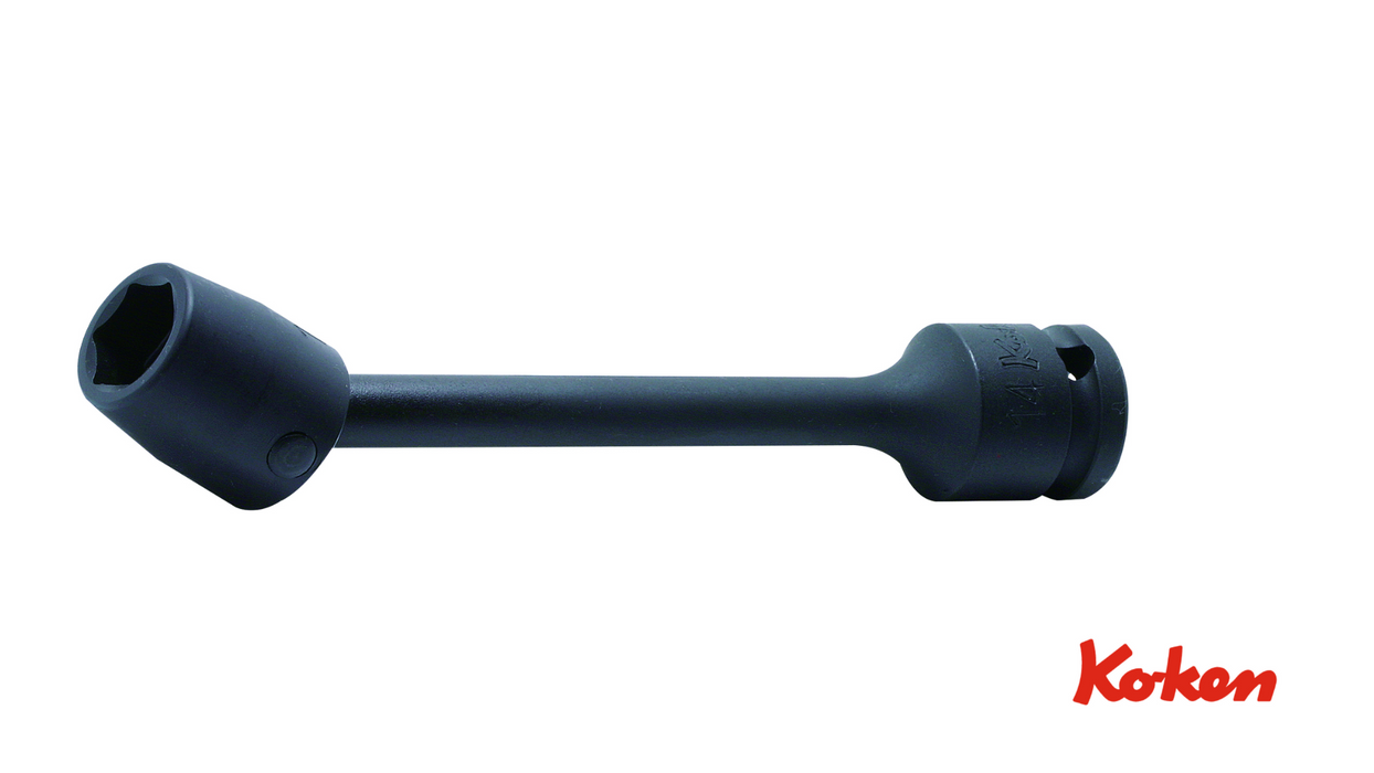 Konekäyttöiset pitkät voimanivelhylsyt 1/2" / 6-kulmainen - Valmistusmaa Japan