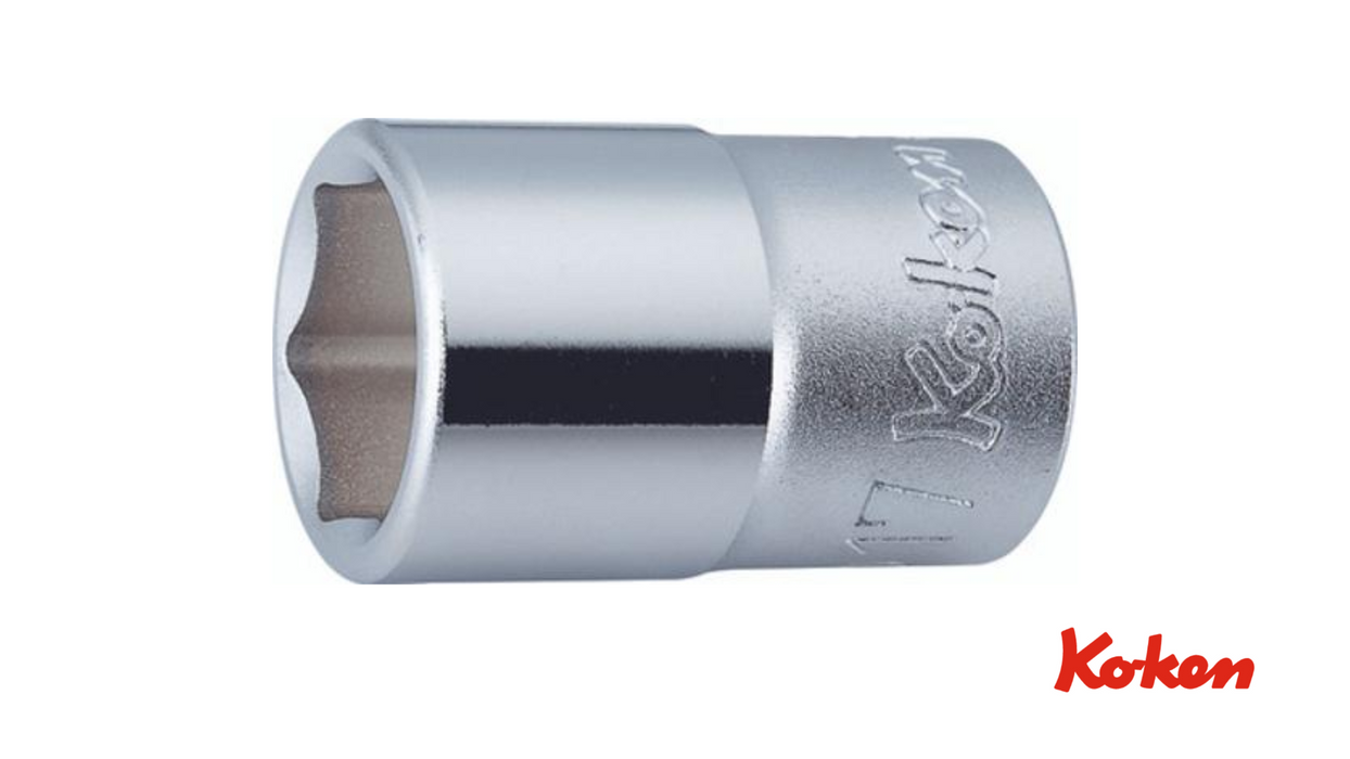 Käsikäyttöiset hylsyt 1/2" / 6-kulmainen