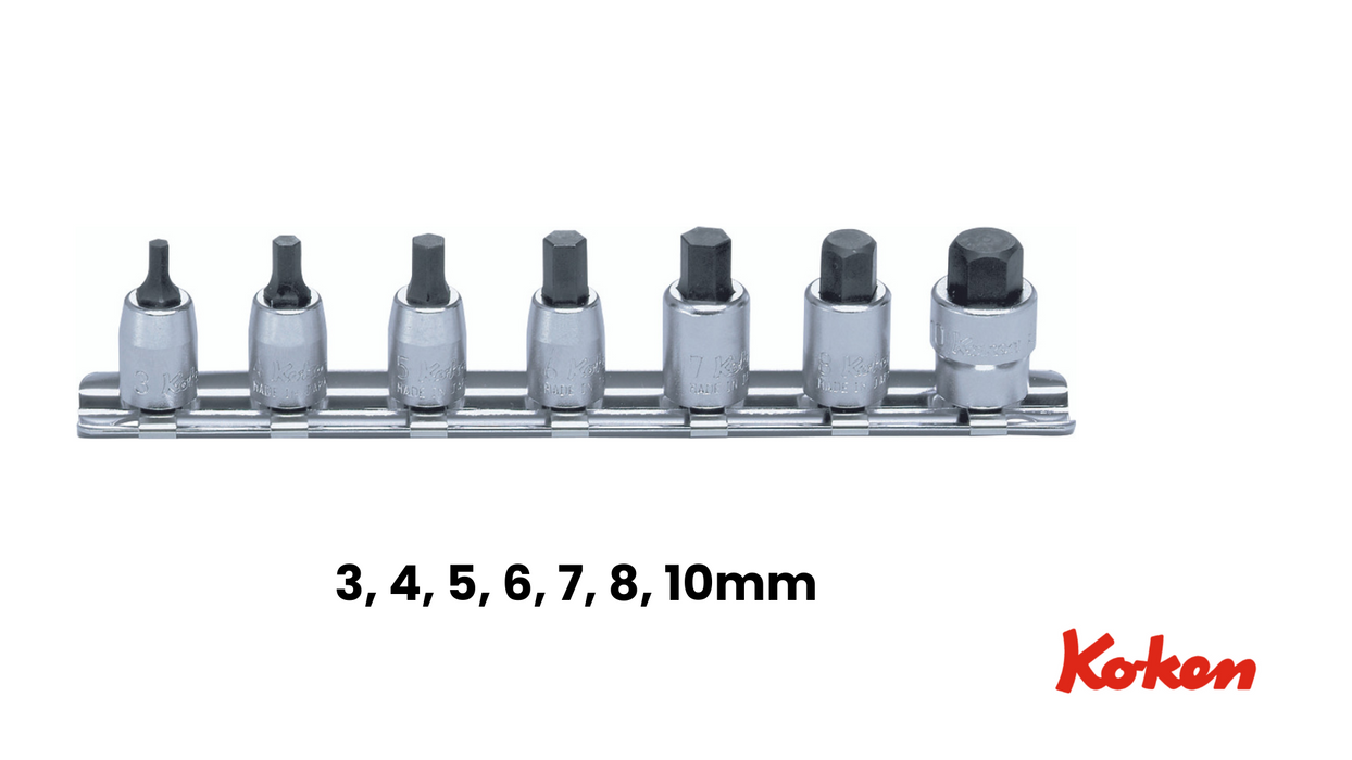 6-kolohylsyt 1/4"