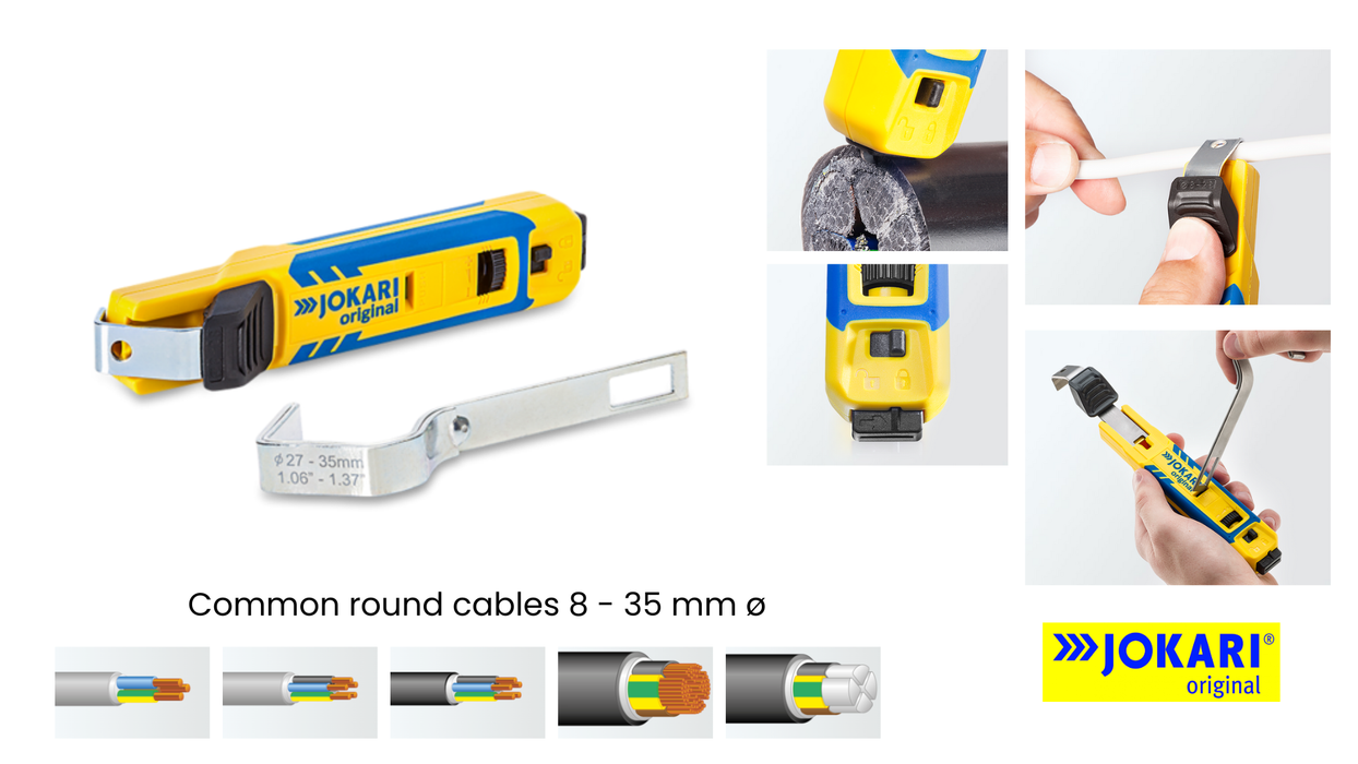 Jokari kuorintaveitsi 4-70mm Ø