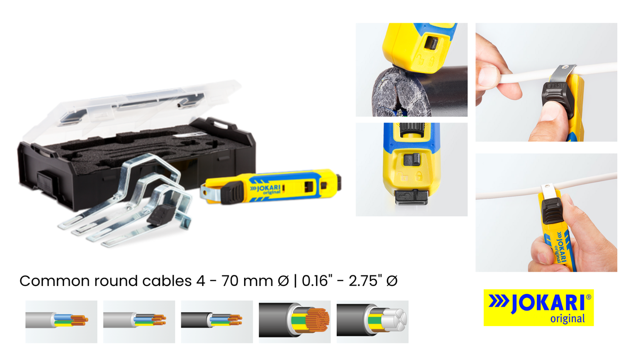 Jokari kuorintaveitsi 4-70mm Ø