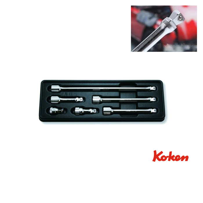 3/8" Pallopää jatkosarja 6-os.  - varaston optimointi
