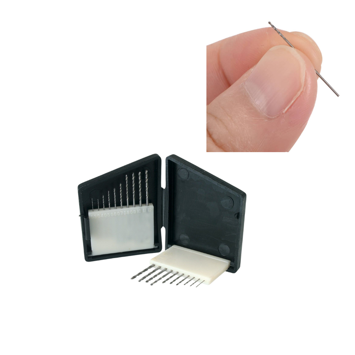Micro poranteräsarja mm. suuttimien avaukseen 0,2 - 1,2mm - poistuva tuote