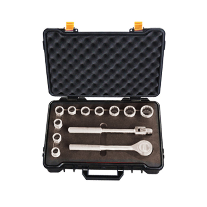 Stainless 1/2" Dr Socket Set-13pcs ST8511