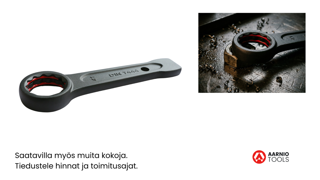 Lyöntilenkkiavaimet reiällä ja pidätinrenkailla / SAFETY
