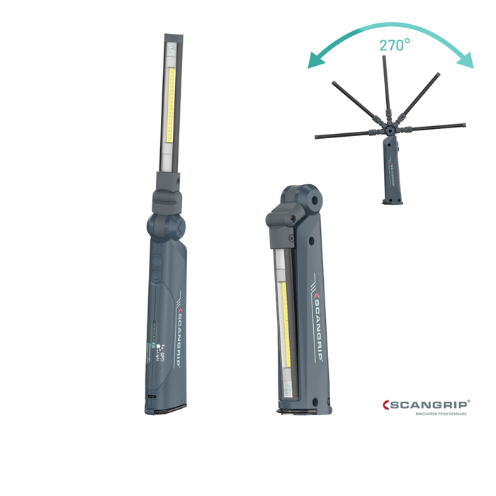 Scangrip taskulamppu Slim OPTILight ladattava 500lm - varaston optimointi