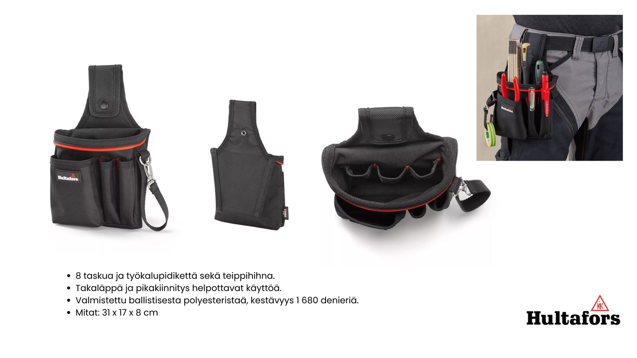 Työkalutaskut vyölle