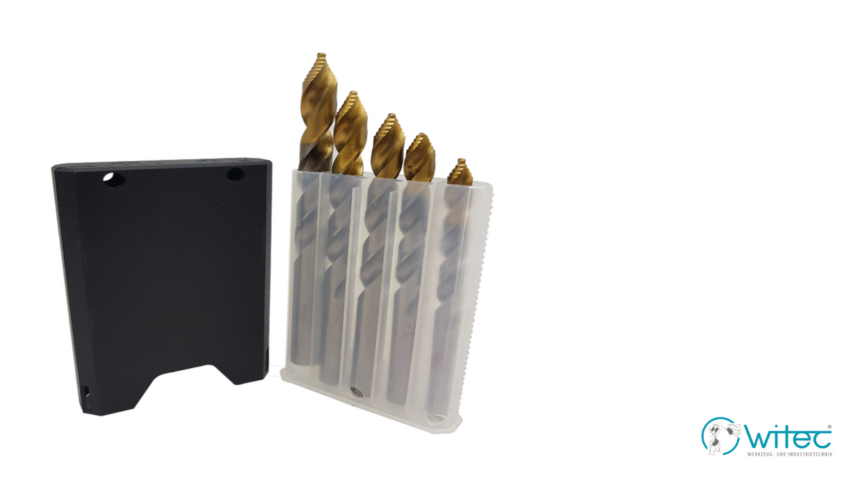 Poranterä Turbostep / DIN 338 Type NX 118° Split Point / TiN-Coating / 3-Flats Shank
