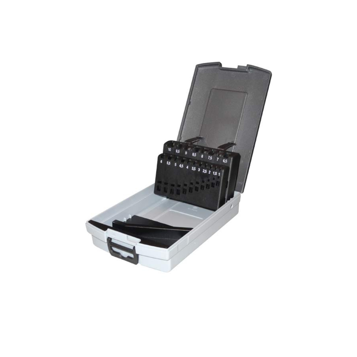 Tyhjä poranterälaatikko 1-10mm / 0,5mm välein - varaston optimointi