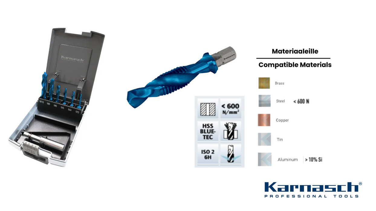 HSS-G Blue-Tec porakierresenkkari