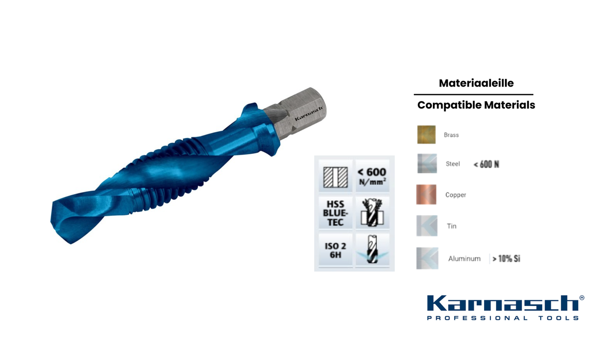 HSS-G Blue-Tec porakierresenkkari