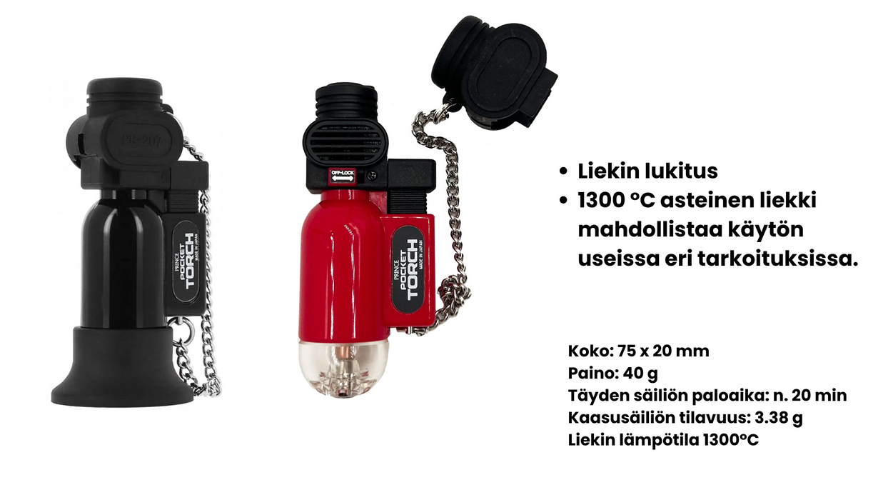 Kaasupistooli Prince Pocket Torch - Valmistusmaa Japani